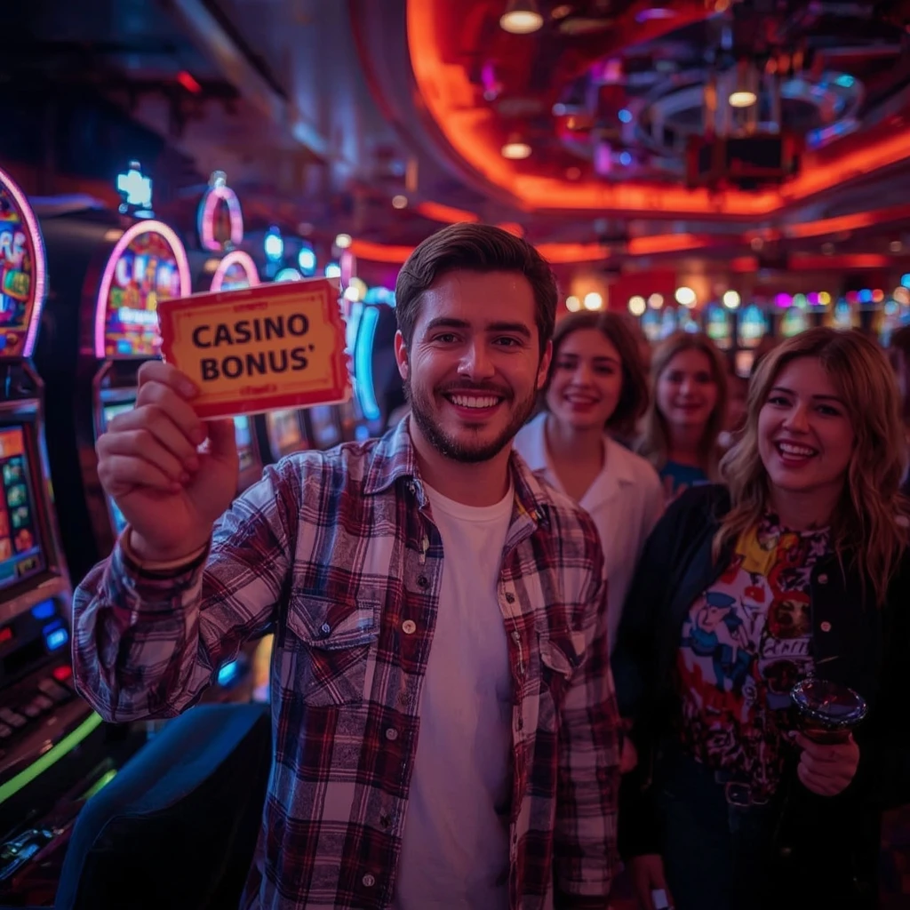 una persona con un bonus del casinò ONE CASINO